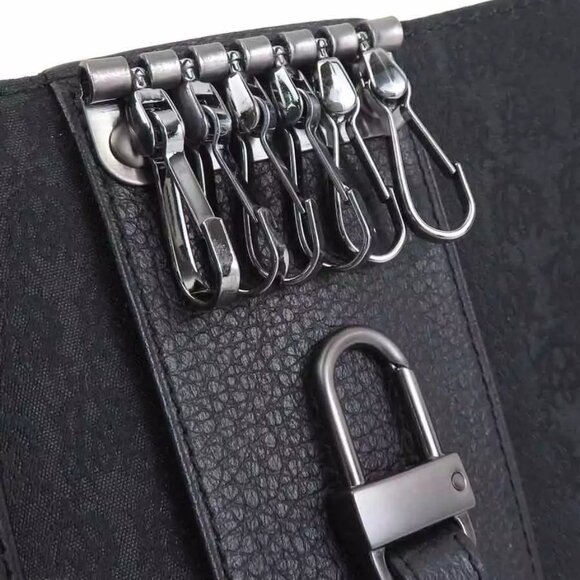 Auth Dunhill Key Case Black Leather/Metal - 55890g - Picture 8 of 12